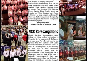 Kerssangdienste betower